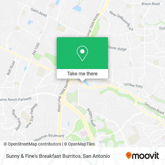 Sunny & Fine's Breakfast Burritos map