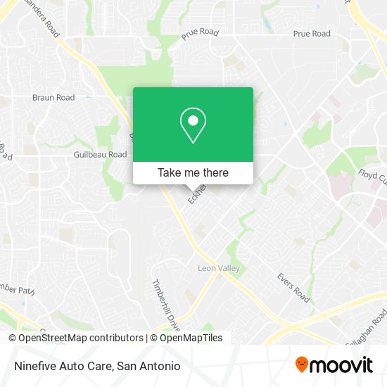 Ninefive Auto Care map