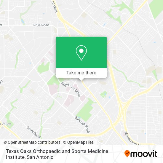 Texas Oaks Orthopaedic and Sports Medicine Institute map