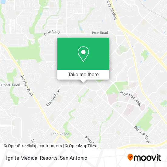 Mapa de Ignite Medical Resorts