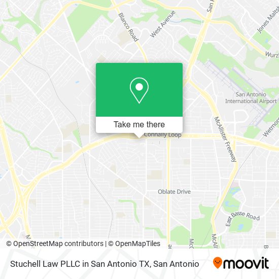 Stuchell Law PLLC in San Antonio TX map