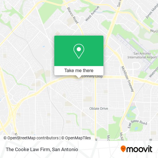 The Cooke Law Firm map