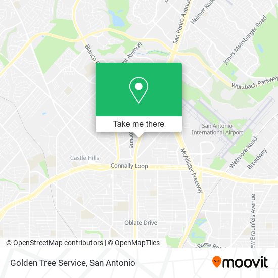 Golden Tree Service map