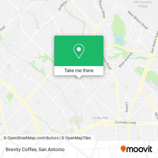 Brevity Coffee map