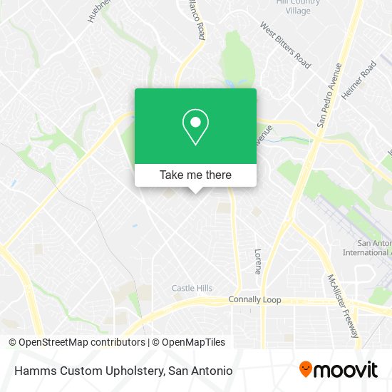 Hamms Custom Upholstery map