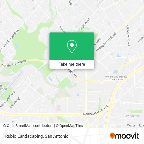 Rubio Landscaping map