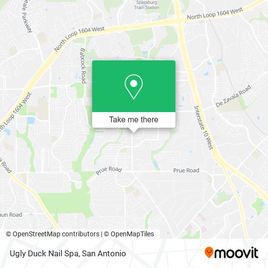 Ugly Duck Nail Spa map