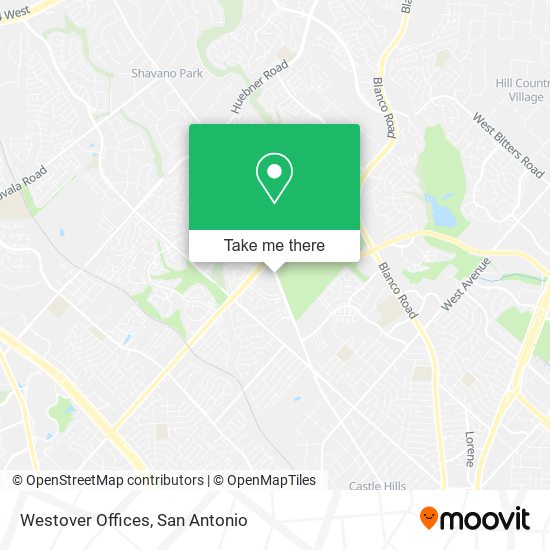 Westover Offices map