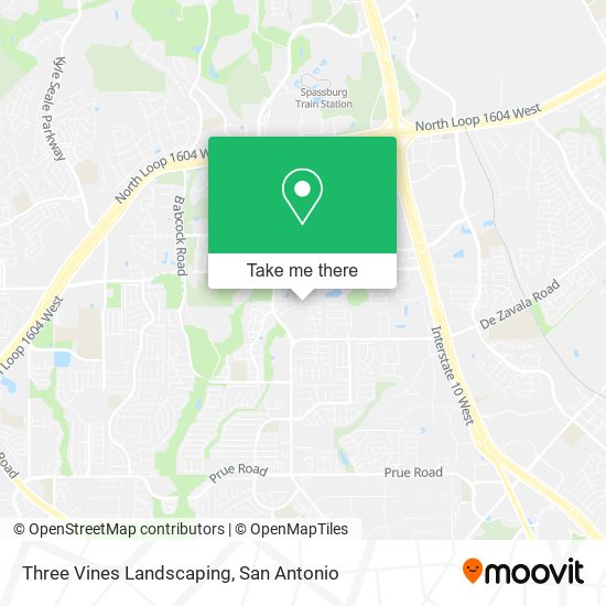 Three Vines Landscaping map