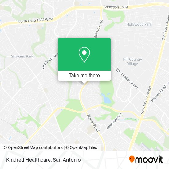 Kindred Healthcare map