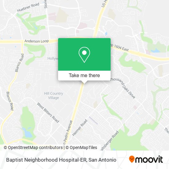 Baptist Neighborhood Hospital-ER map