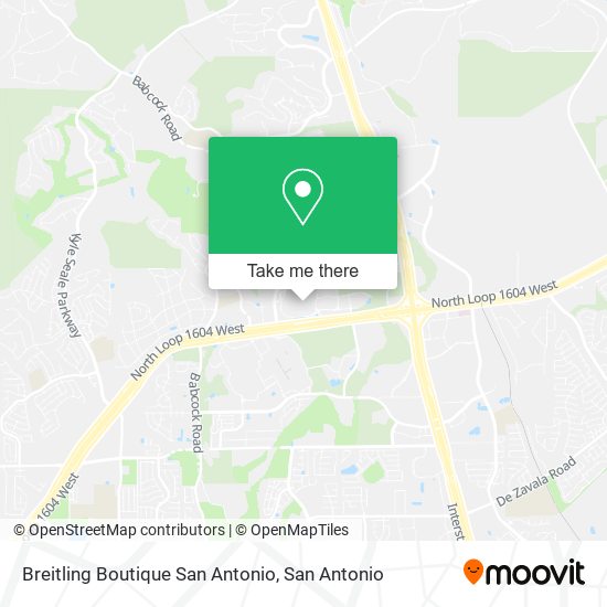 Mapa de Breitling Boutique San Antonio