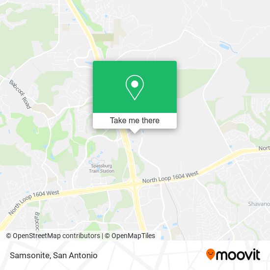 Samsonite map