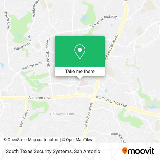 South Texas Security Systems map