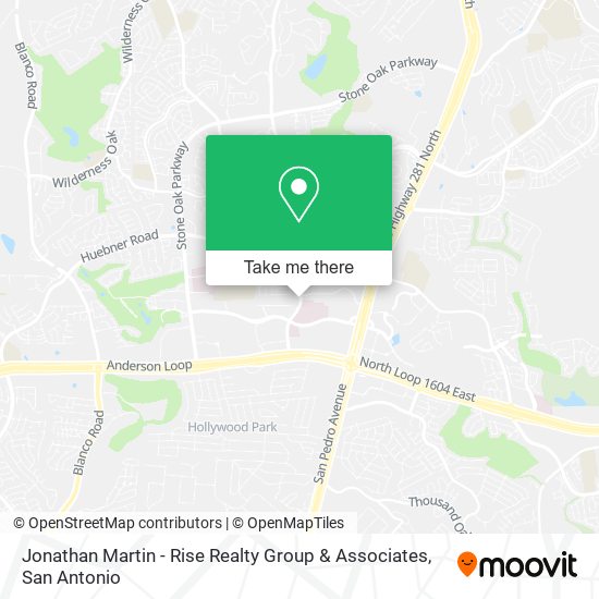 Jonathan Martin - Rise Realty Group & Associates map
