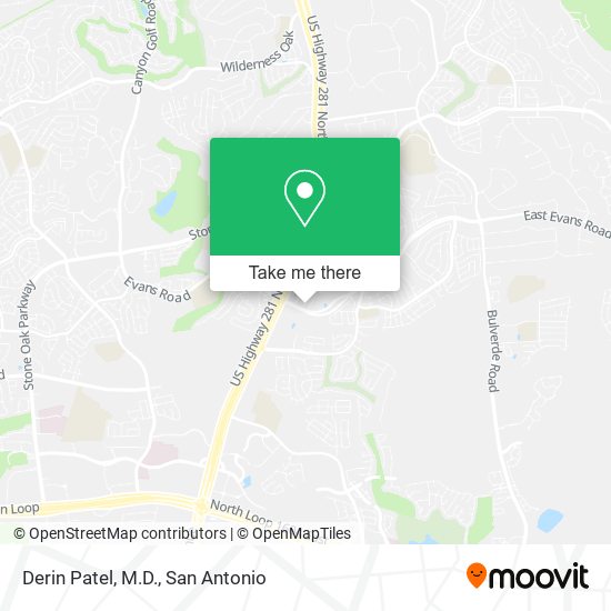 Mapa de Derin Patel, M.D.