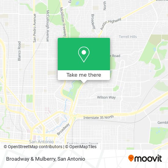 Mapa de Broadway & Mulberry