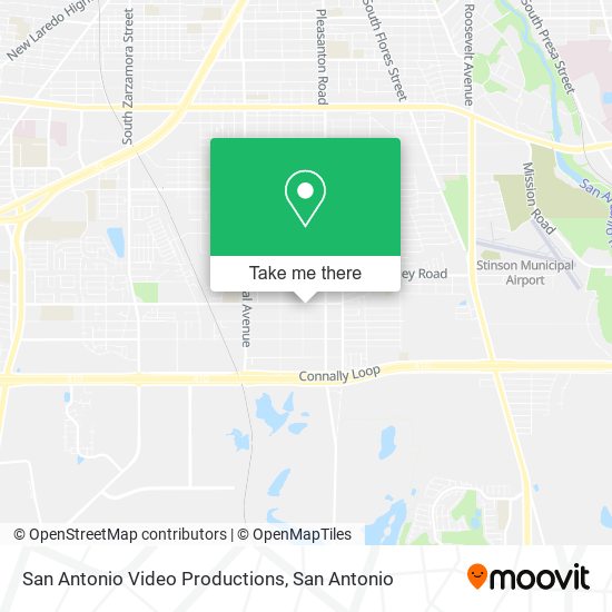 Mapa de San Antonio Video Productions