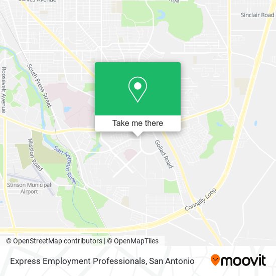 Mapa de Express Employment Professionals