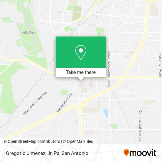 Mapa de Gregorio Jimenez, Jr, Pa