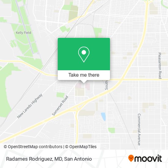 Radames Rodriguez, MD map