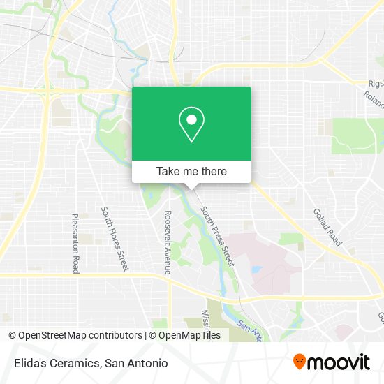 Elida's Ceramics map