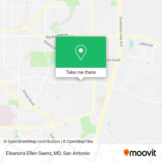 Eleanora Ellen Saenz, MD map