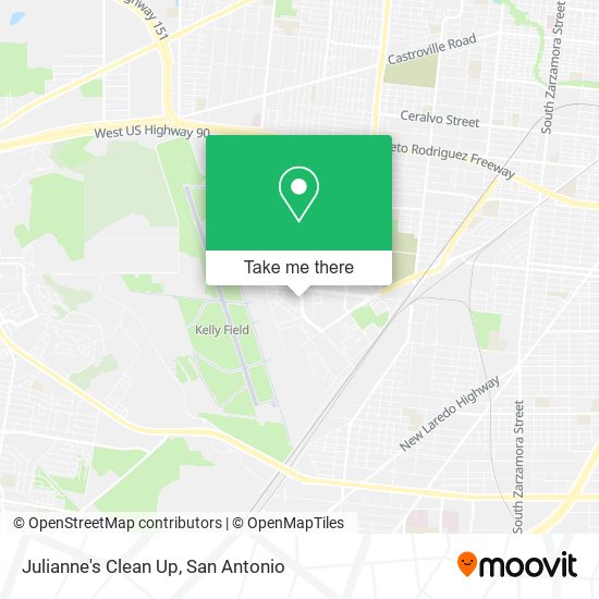 Julianne's Clean Up map