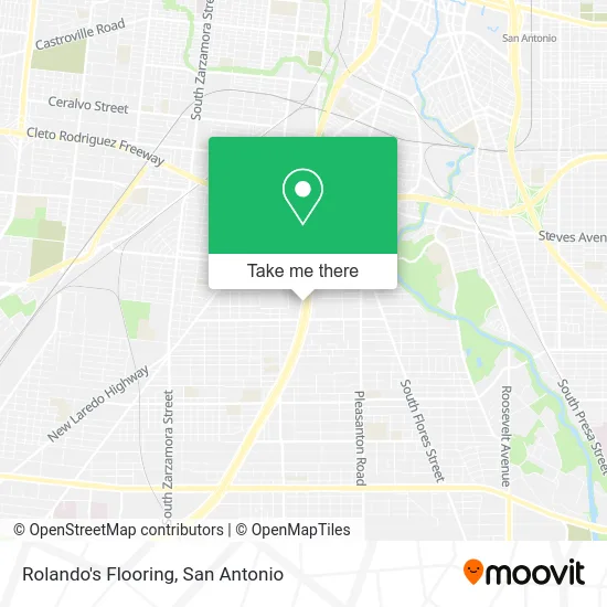 Rolando's Flooring map