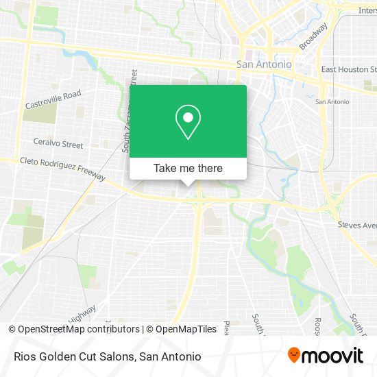 Rios Golden Cut Salons map