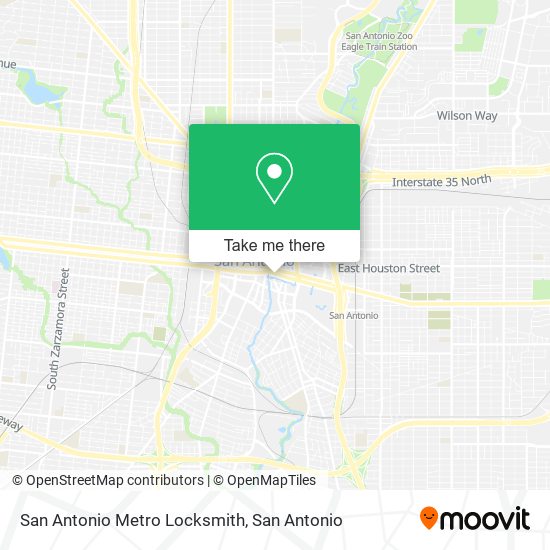 Mapa de San Antonio Metro Locksmith
