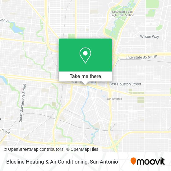Blueline Heating & Air Conditioning map