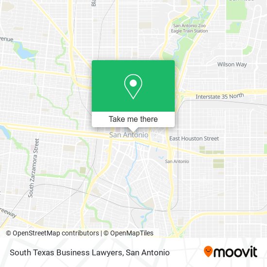 South Texas Business Lawyers map