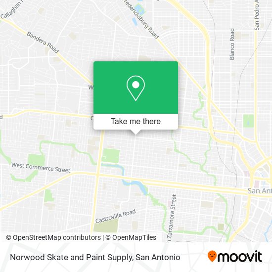 Norwood Skate and Paint Supply map