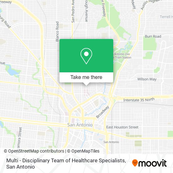 Mapa de Multi - Disciplinary Team of Healthcare Specialists