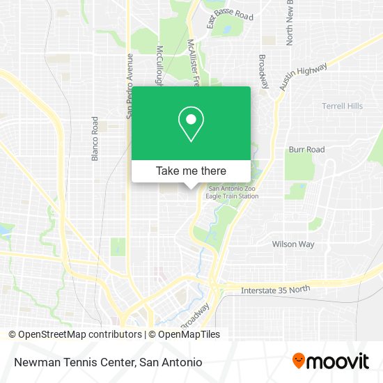 Mapa de Newman Tennis Center