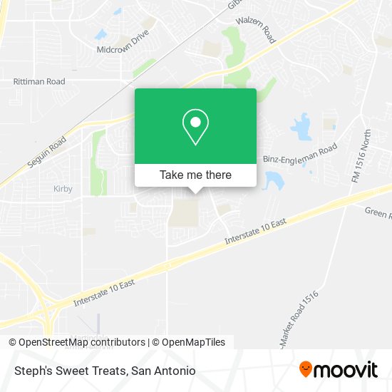 Mapa de Steph's Sweet Treats