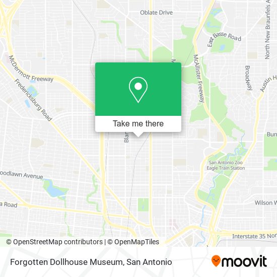 Forgotten Dollhouse Museum map