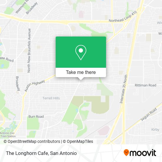 Mapa de The Longhorn Cafe