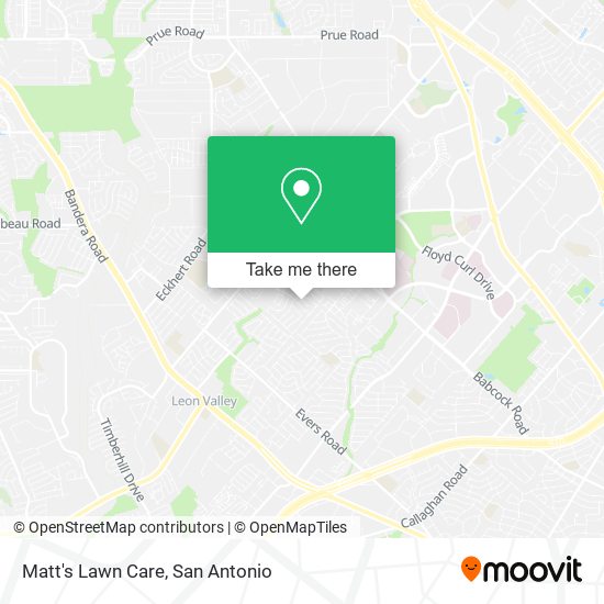 Matt's Lawn Care map