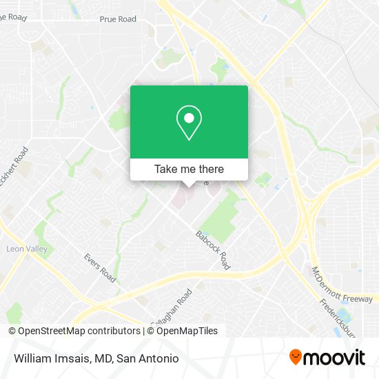 William Imsais, MD map