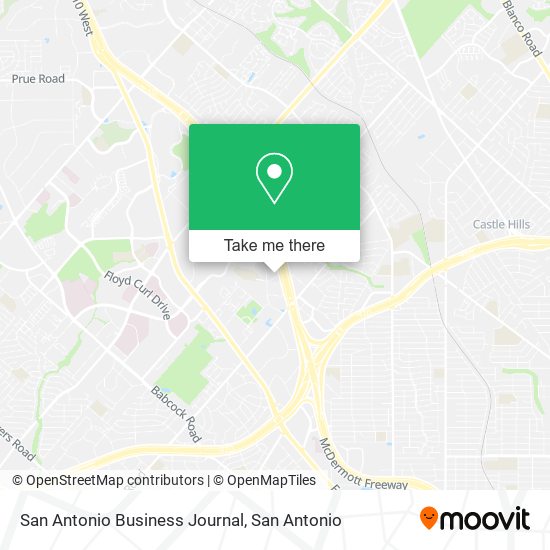 Mapa de San Antonio Business Journal