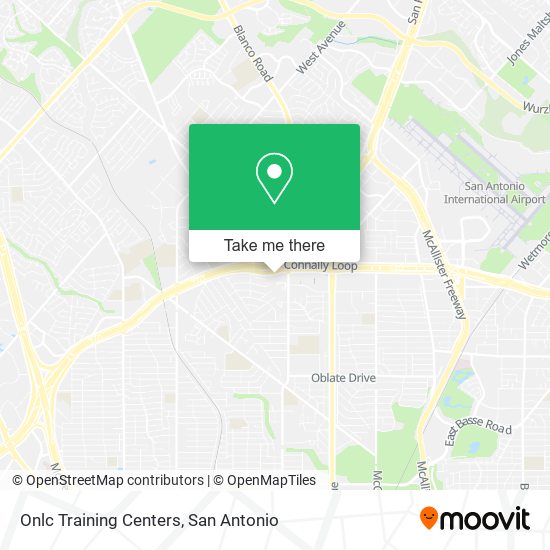 Onlc Training Centers map