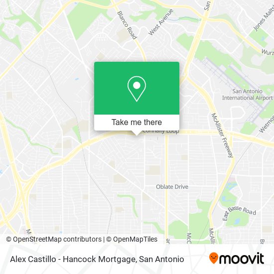 Mapa de Alex Castillo - Hancock Mortgage