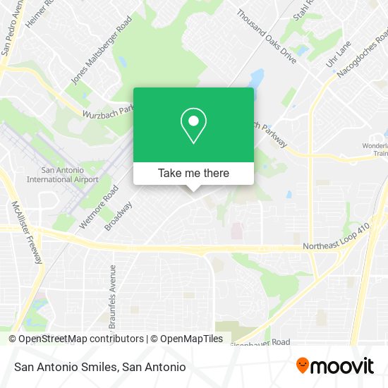 San Antonio Smiles map