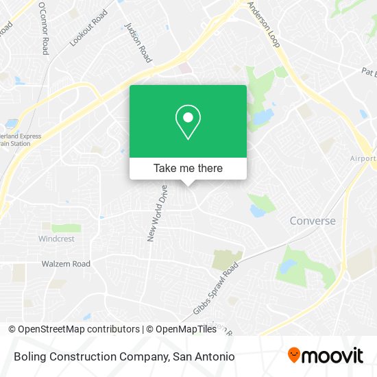 Boling Construction Company map