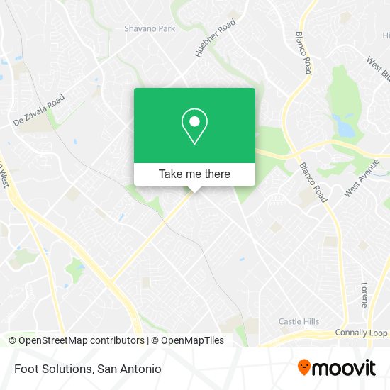 Mapa de Foot Solutions