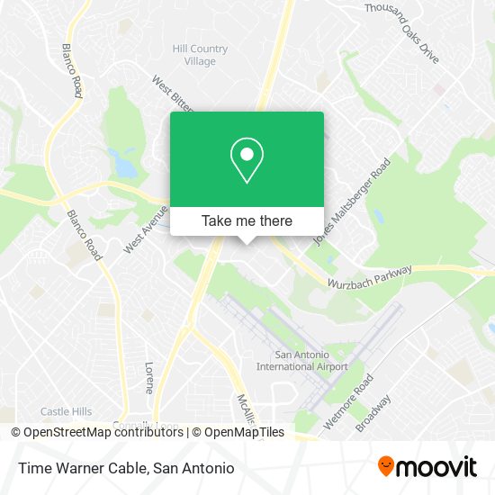 Mapa de Time Warner Cable