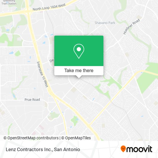 Lenz Contractors Inc. map