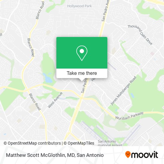Mapa de Matthew Scott McGlothlin, MD